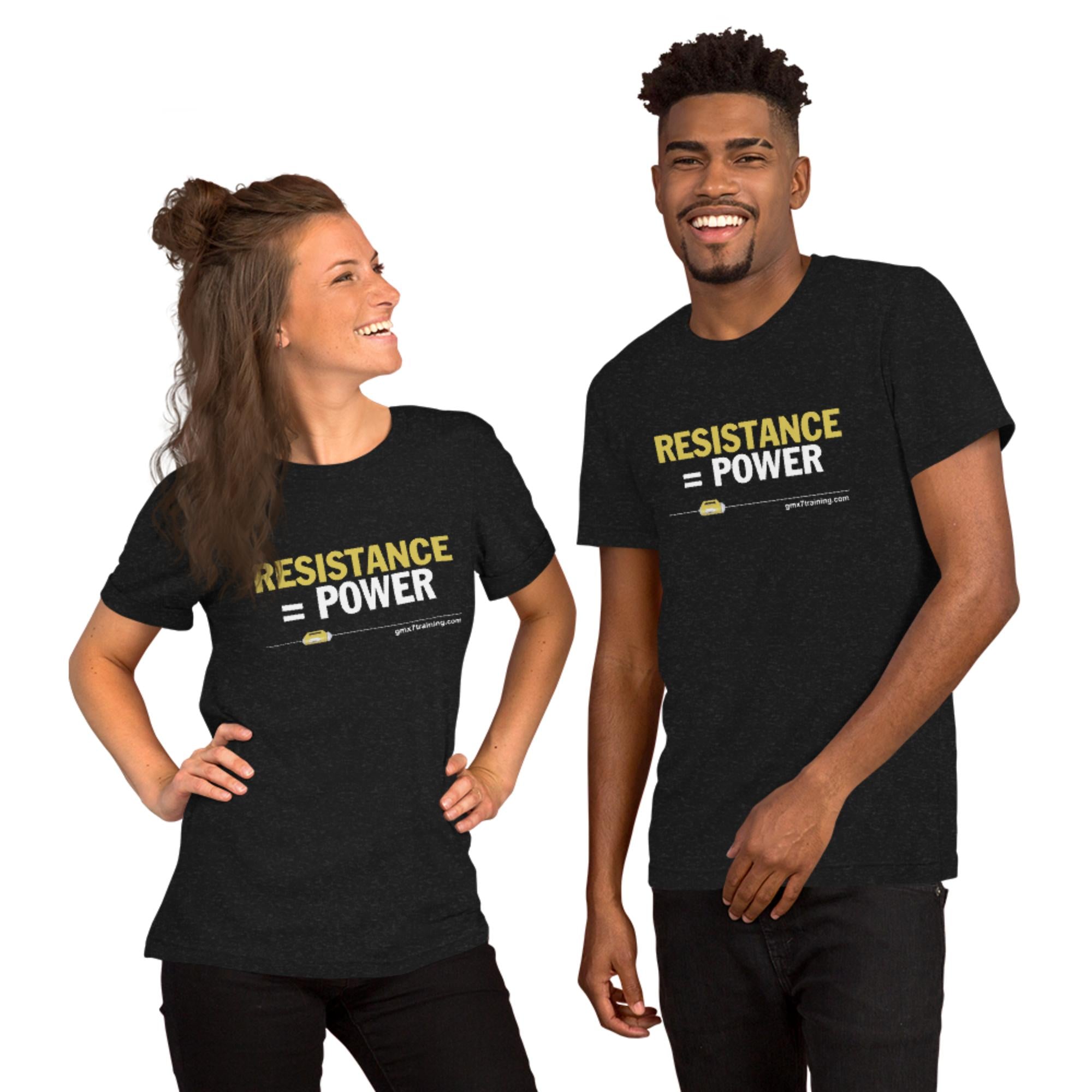 Resistance = Power t-shirt (unisex)